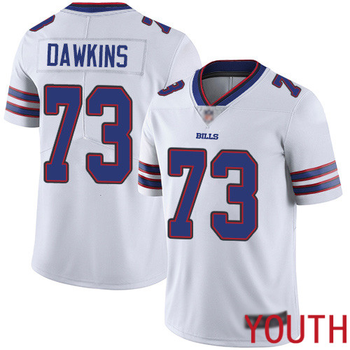 Youth Buffalo Bills #73 Dion Dawkins White Vapor Untouchable Limited Player NFL Jersey->youth nfl jersey->Youth Jersey